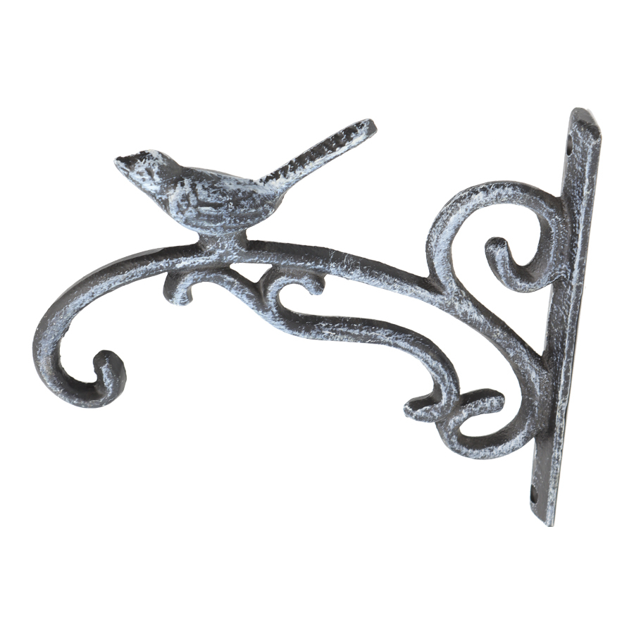 Willow &amp; Silk Fleur Bird Design Metal Wall Bracket Hook