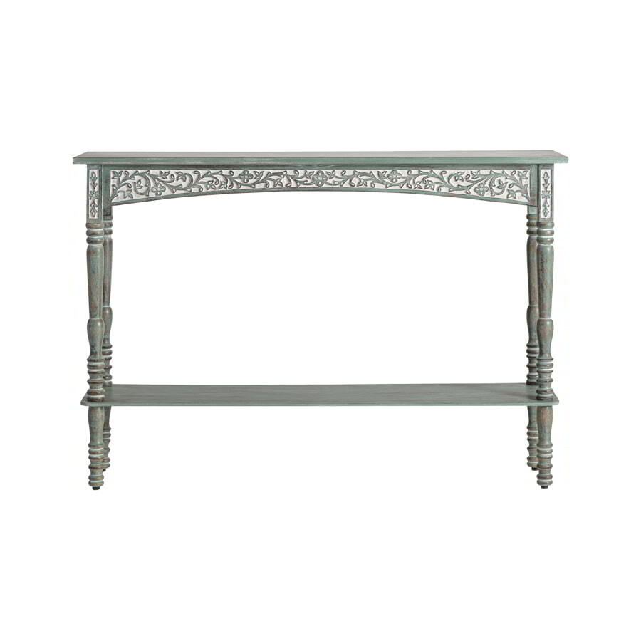 Coastal Carved Console Table