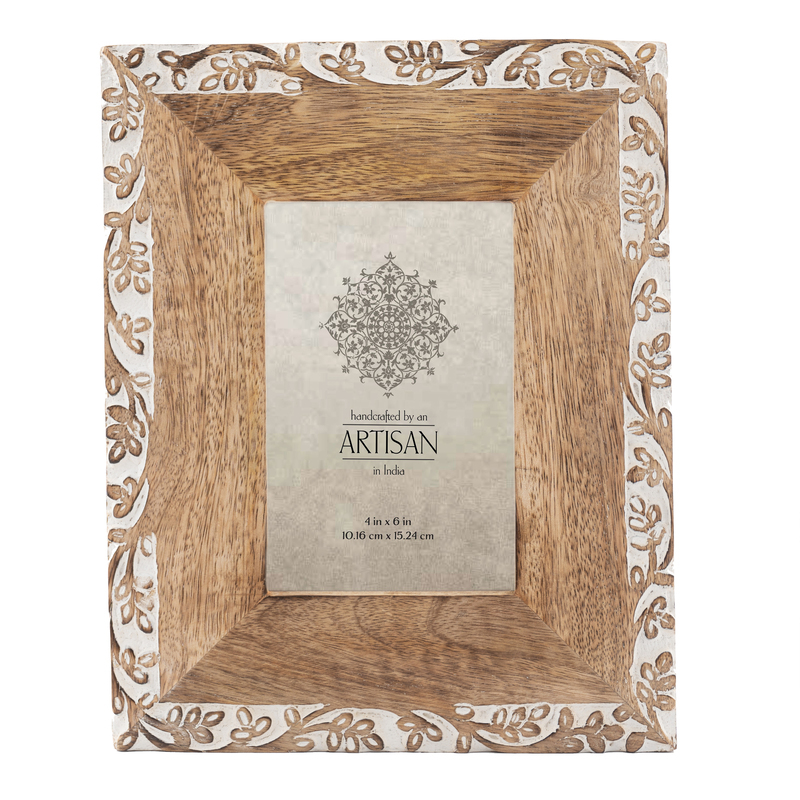 Willow &amp; Silk Handmade 25cm Wooden &#39;Layered&#39; Photo Frame/Table Decor 