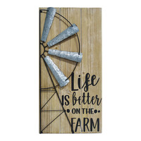 Willow &amp; Silk Windmill Wall Hanging