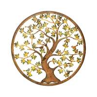 Lasercut Curvy Tree of Life Metal Wall Art