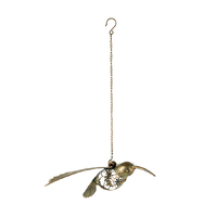 Large Metal Hanging Hummingbird Decor