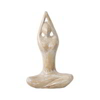 Hand-carved Yoga Figurine 17x7x27cm