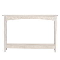 Hamptons Carved Console Table