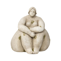 Sitting Oversized Lady Garden Statue