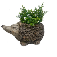 Willow &amp; Silk Magnesium 39cm Forest Echidna Garden Pot/Planter Figurine 