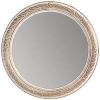 70 cm Mango Wood Round Wall Mirror