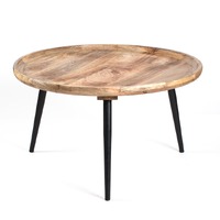 Willow &amp; Silk Metal/Wooden 75x43cm Oslo Trio Coffee/Side Table