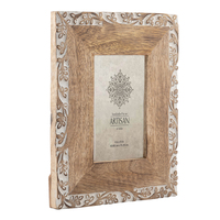 Willow &amp; Silk Handmade 25cm Wooden &#39;Layered&#39; Photo Frame/Table Decor 