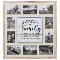 &quot;Family&quot; Theme Photo Gallery Collage Wall Art 59cm