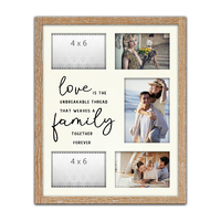 Willow &amp; Silk MDF Framed 49cm &#39;Love/Family&#39; Photo Gallery Collage/Wall Art