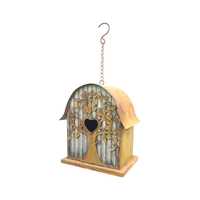 Willow &amp; Silk Tree Detail Rustic Bird House