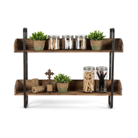 Chic 2-Tier Wall Display Storage Shelf