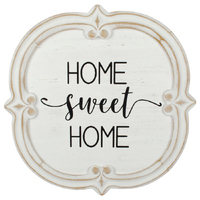 Willow &amp; Silk Wooden 60cm &#39;Home Sweet Home&#39; Plaque Sign Wall Art