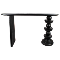 Willow &amp; Silk Wooden 140cm Black Avoca Console/Side Table