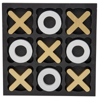 Willow &amp; Silk Wooden 27cm Aura Noughts &amp; Crosses Game Decor