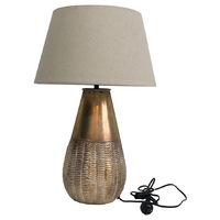 Willow &amp; Silk Metal Lustre Gold Table Lamp