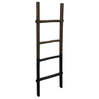 Willow &amp; Silk Wooden 136cm Indoor Leaning Display Ladder 