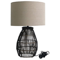 Willow &amp; Silk Rattan 56cm Sofa/Bedside Table/Desk Lamp