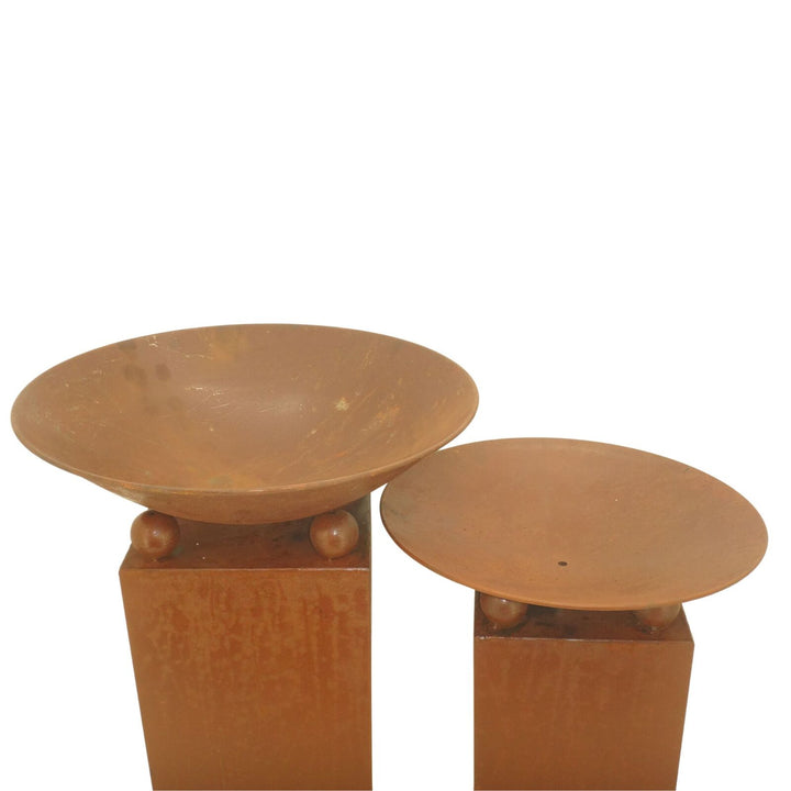 Willow &amp; Silk Laser Cut Butterfly Firebowl/Planters Set 72/59cm
