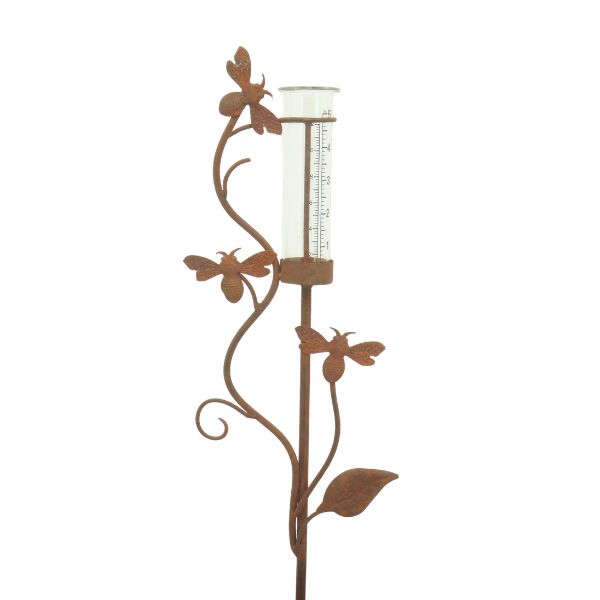 Willow &amp; Silk Rain Gage Stake 18x5x118cm