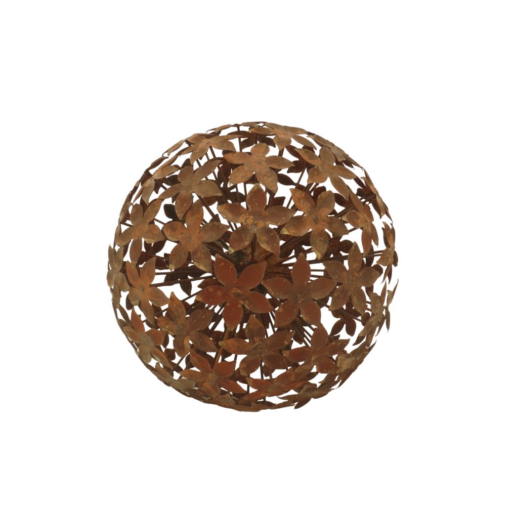 Willow &amp; Silk Medium Rust Flower Garden Decor 33cm