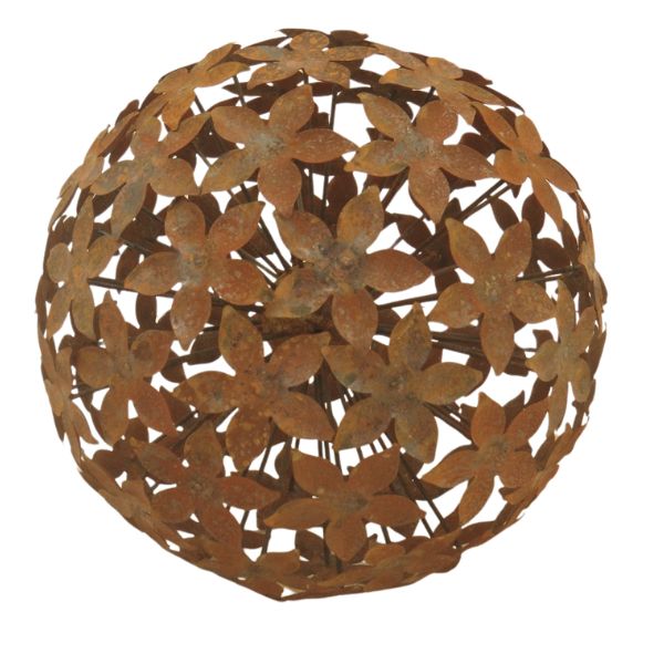 Willow &amp; Silk Lge Rust Flower Garnde Décor 40cm