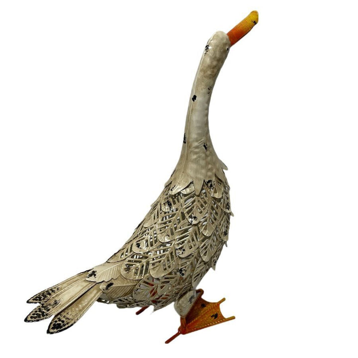Willow &amp; Silk Standing Duck Ornament/Whispering Duck Figurine