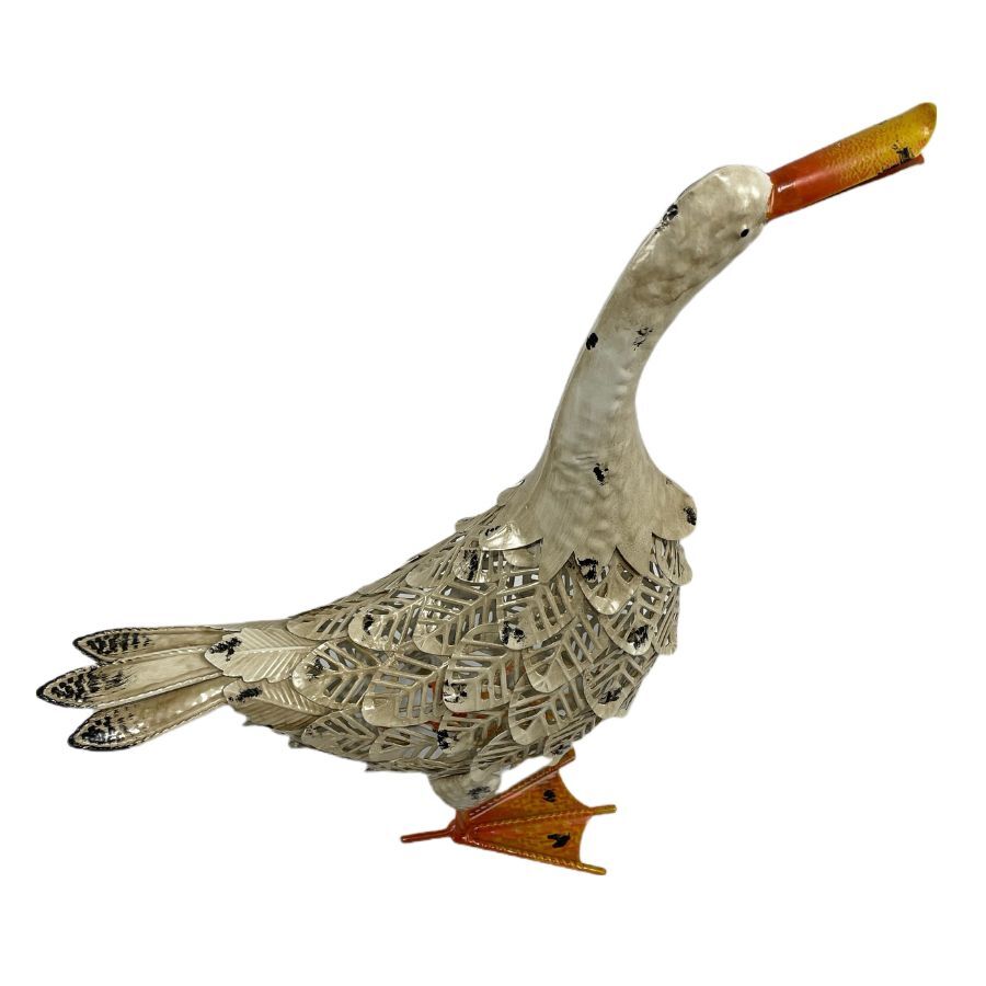 Willow &amp; Silk Standing Duck Ornament/Whispering Duck Figurine