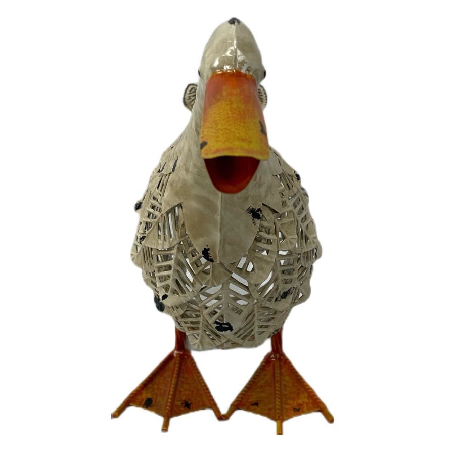 Willow &amp; Silk Stretching Duck Ornament/Decorative Stretch Duck Sculpture