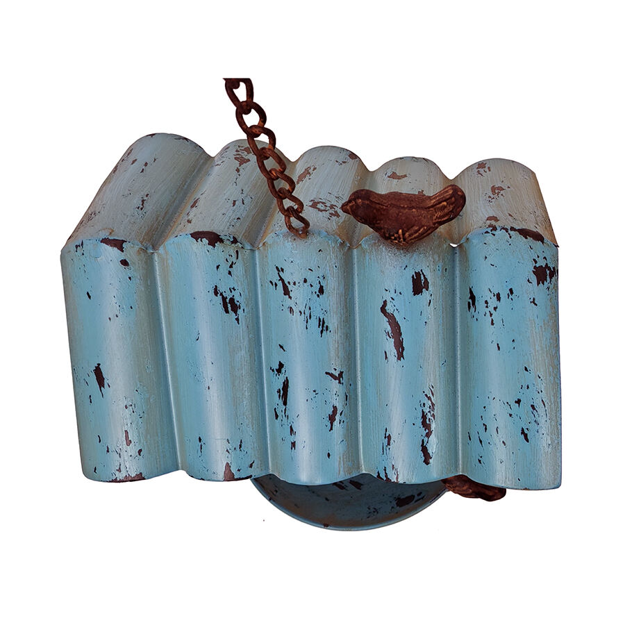 Willow &amp; Silk Corrugated Hanging Birdfeeder/Feathered Retreat Hanging Feeder