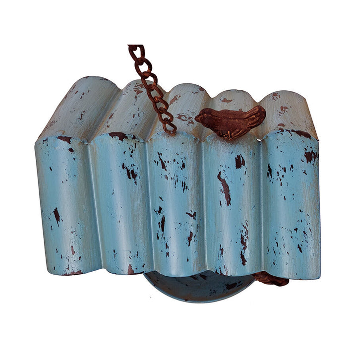 Willow &amp; Silk Corrugated Hanging Birdfeeder/Feathered Retreat Hanging Feeder