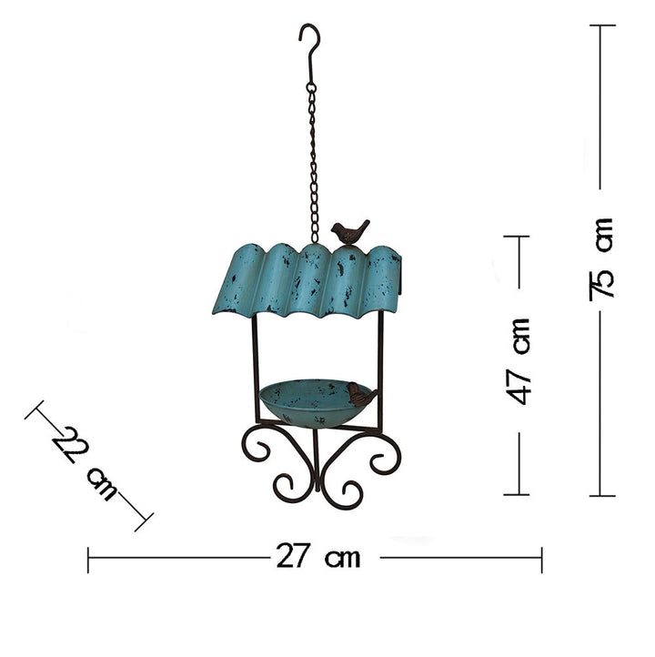 Willow &amp; Silk Corrugated Hanging Birdfeeder/Feathered Retreat Hanging Feeder