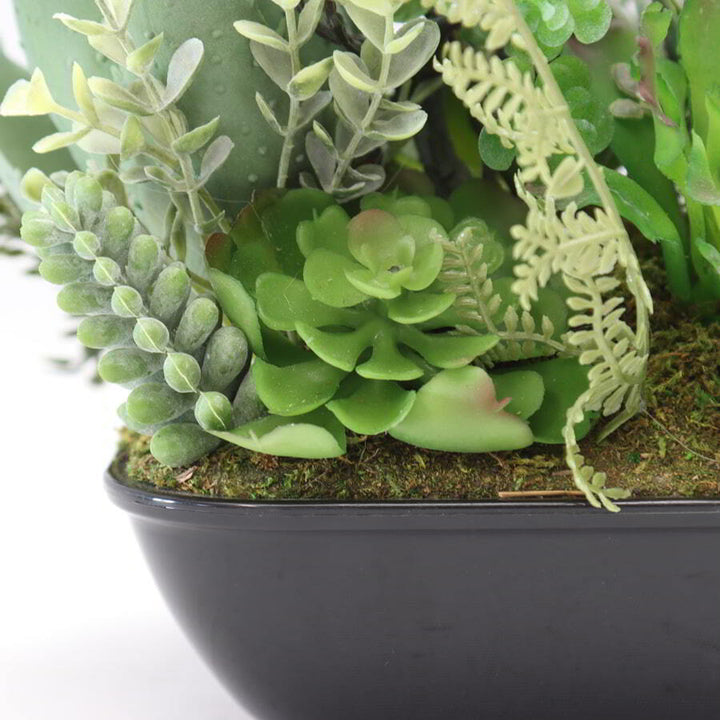 Willow &amp; Silk 2 Piece Artificial Succulents In Pot