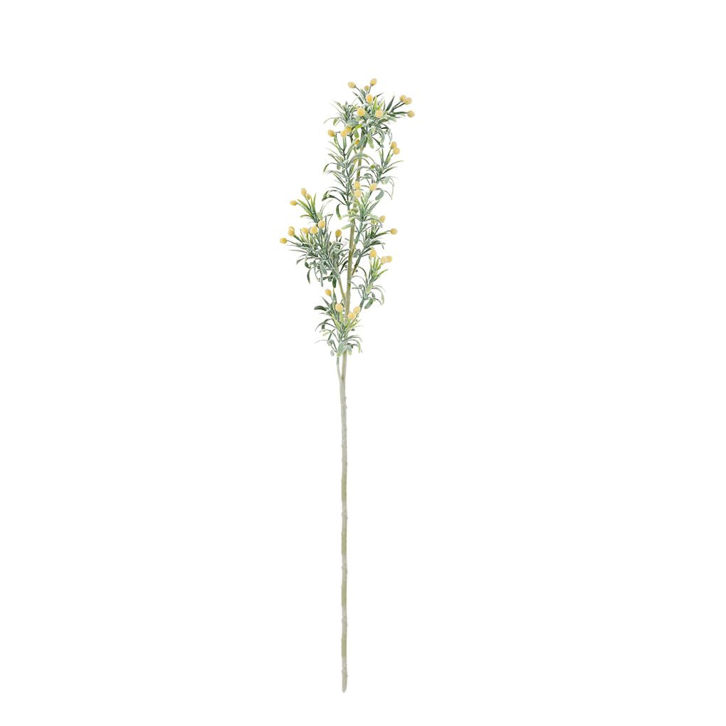 Willow &amp; Silk Pine Cone Single Stem 15x15x75cm