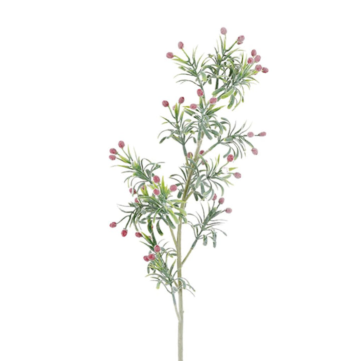 Willow &amp; Silk Pine Cone Single Stem 15x15x75cm