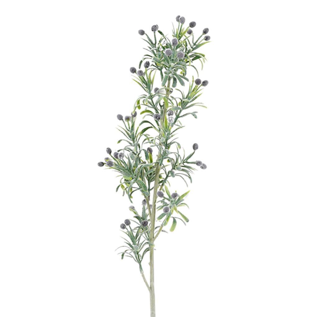 Willow &amp; Silk Pine Cone Single Stem 15x15x75cm