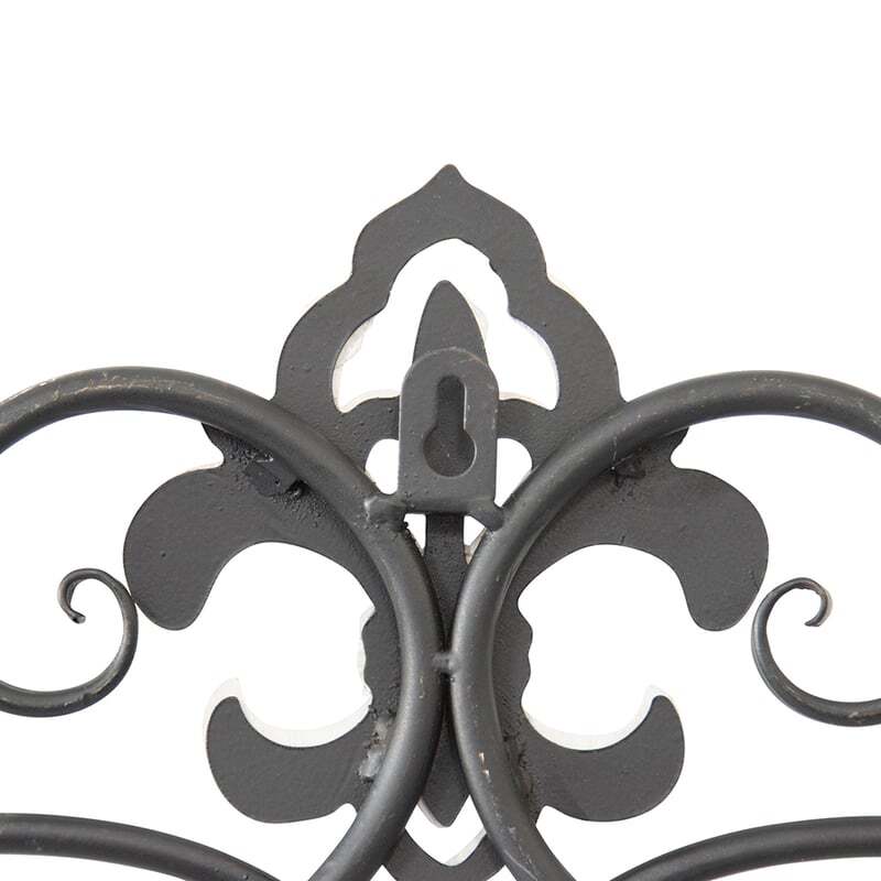 Willow &amp; Silk Fleur Design Moulded Metal Decorative Wall Art