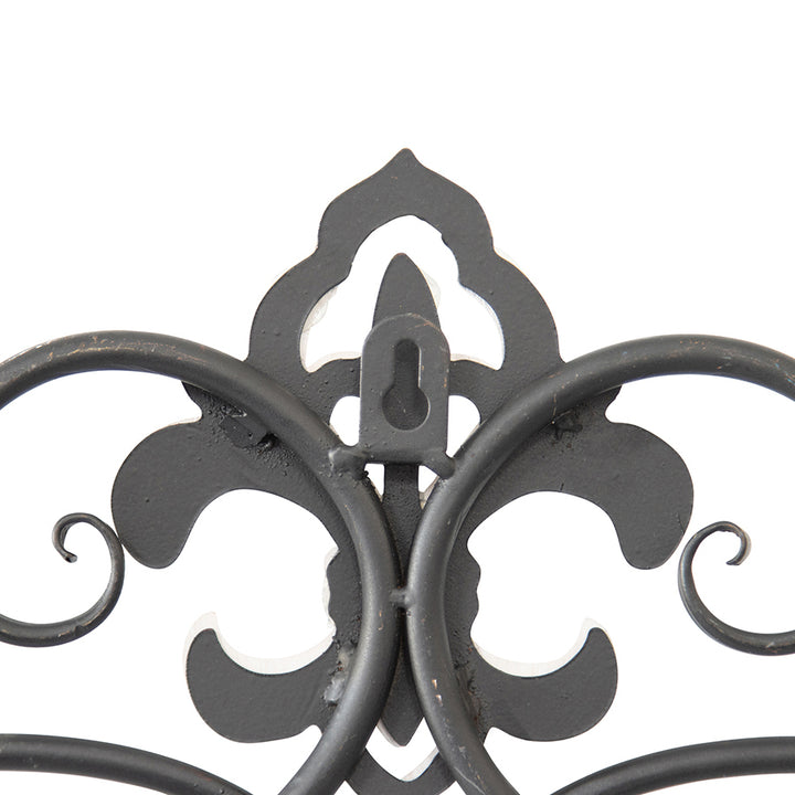 Willow &amp; Silk Fleur Design Moulded Metal Decorative Wall Art