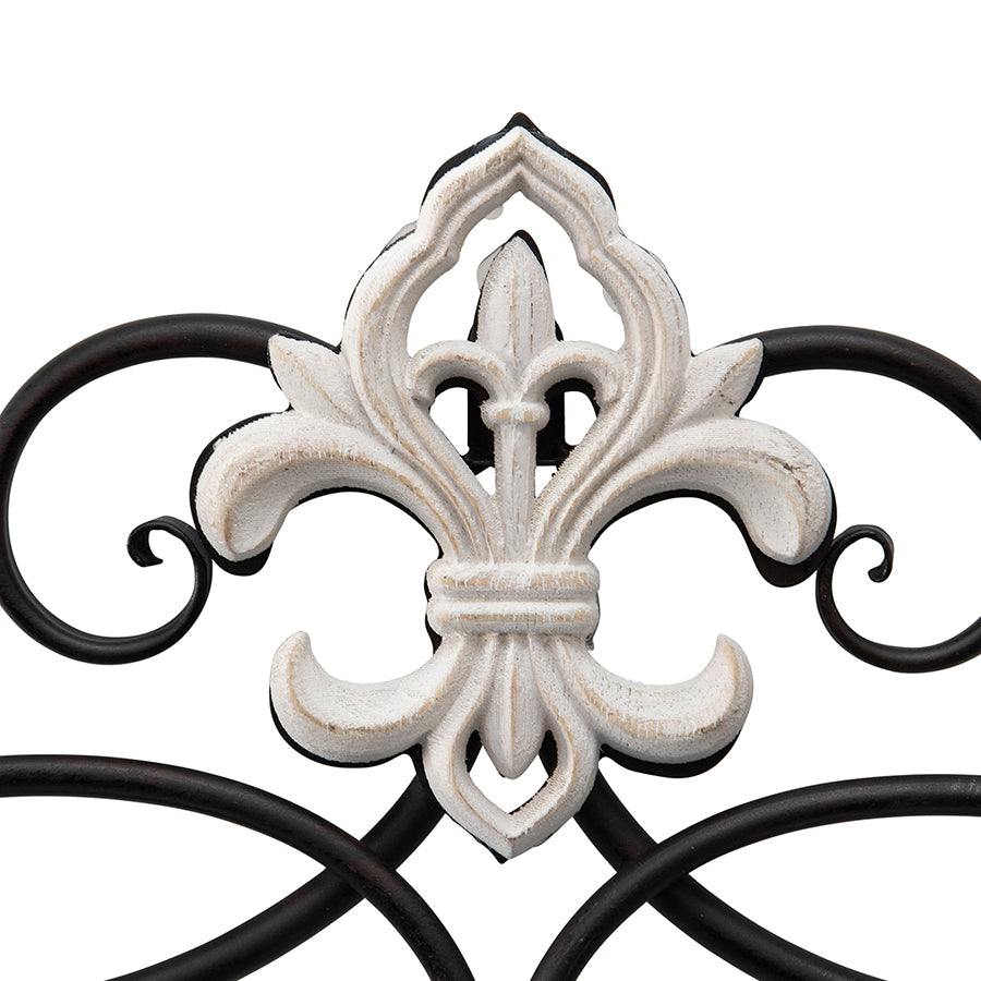 Willow &amp; Silk Fleur Design Moulded Metal Decorative Wall Art
