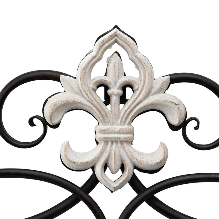Willow &amp; Silk Fleur Design Moulded Metal Decorative Wall Art