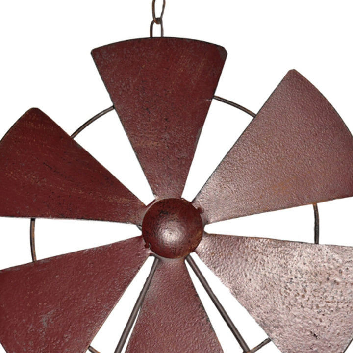 Willow &amp; Silk Hanging Welcome Windmill with Bell and Butterflies 30x6.5x80cm