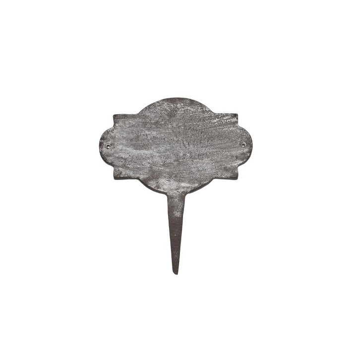 Willow &amp; Silk Garden Shed Cast Iron Stake/Sign 24x0.5x29cm