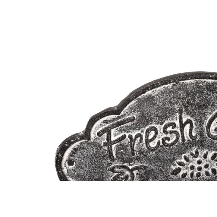 Willow &amp; Silk Fresh Garden Flowers Cast Iron Stake 24x0.5x29cm