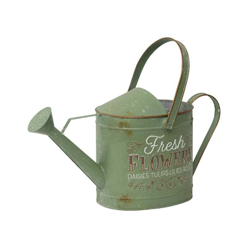 Willow &amp; Silk Green Watering Can 47cm &
