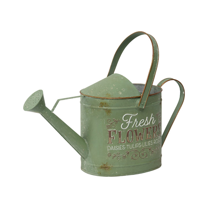 Willow &amp; Silk Green Watering Can 47cm &