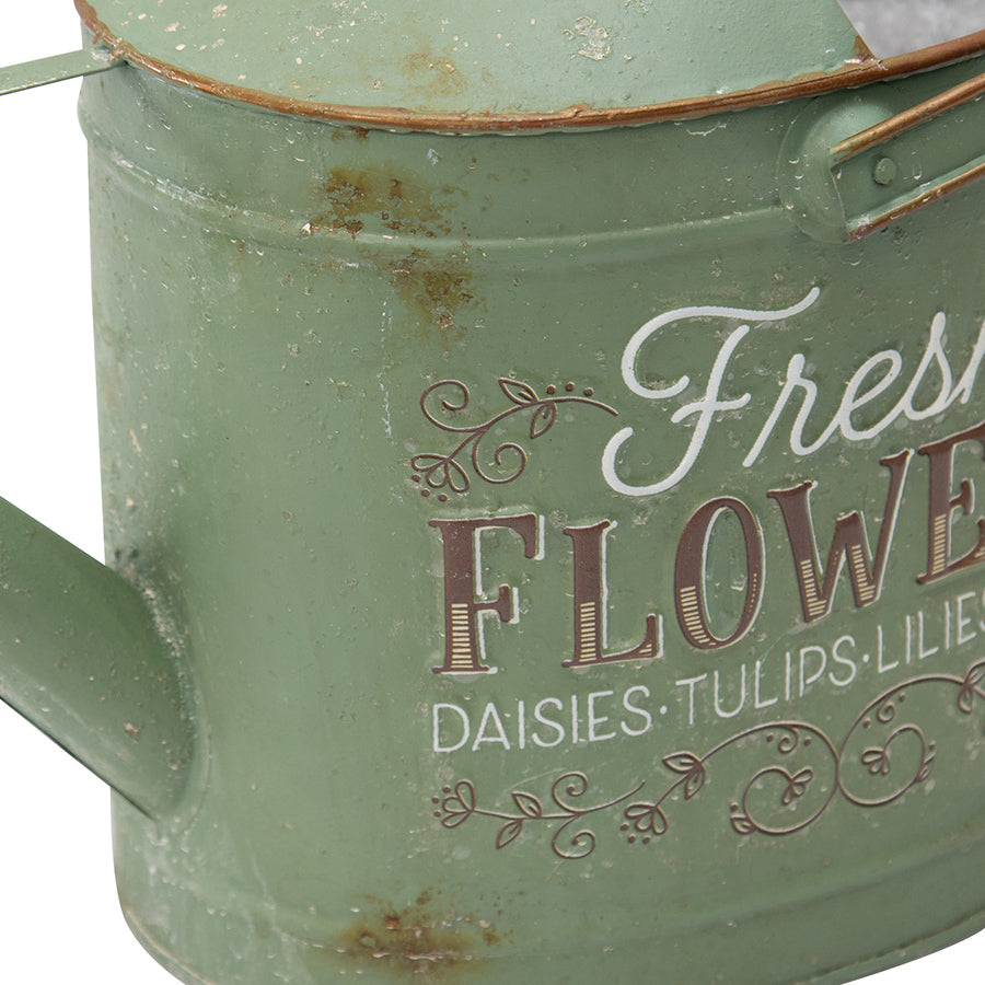 Willow &amp; Silk Green Watering Can 47cm &