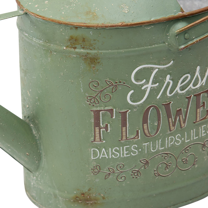 Willow &amp; Silk Green Watering Can 47cm &