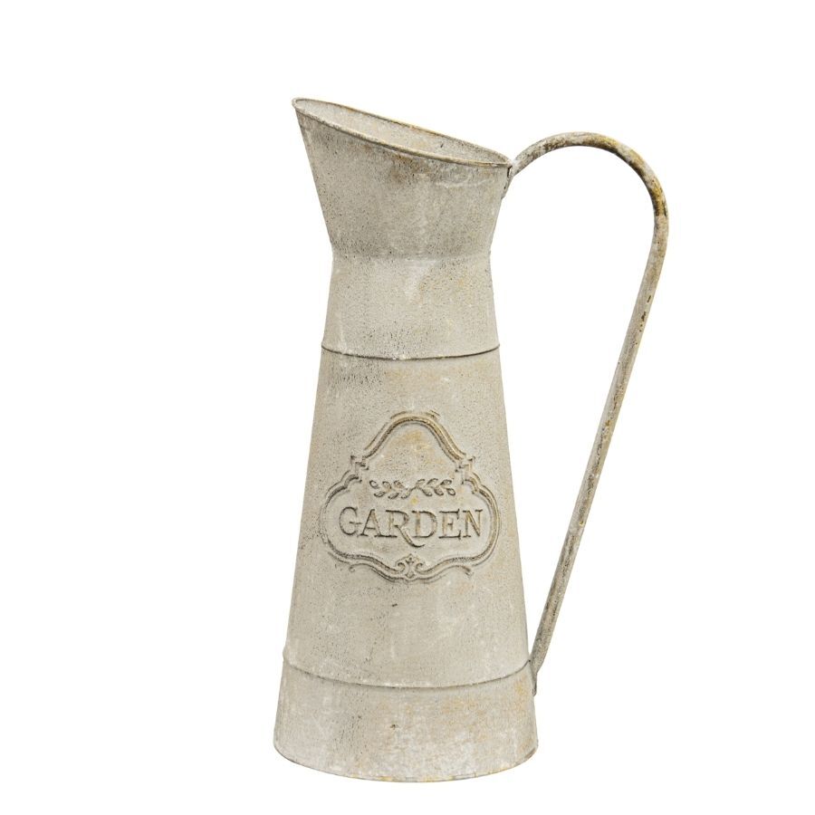 Willow &amp; Silk Rustic 42cm Metal Taupe &