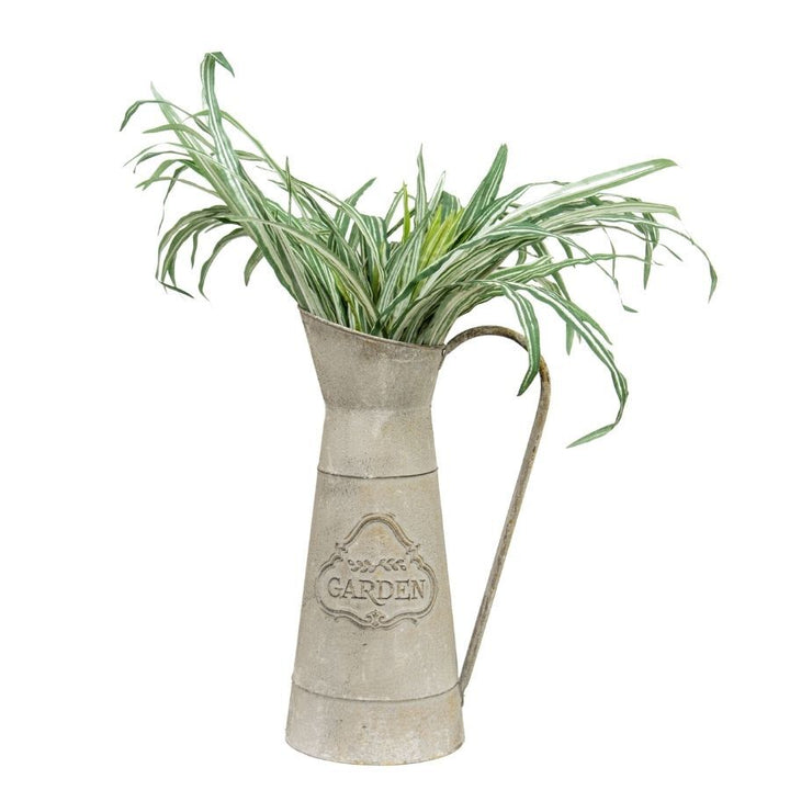 Willow &amp; Silk Rustic 42cm Metal Taupe &